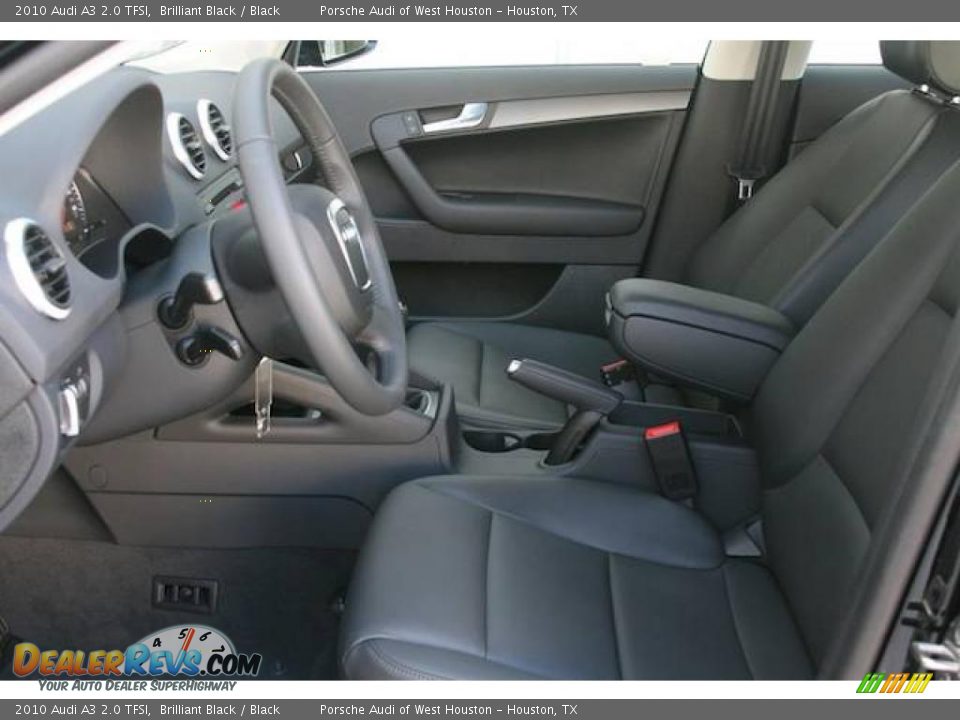 2010 Audi A3 2.0 TFSI Brilliant Black / Black Photo #4