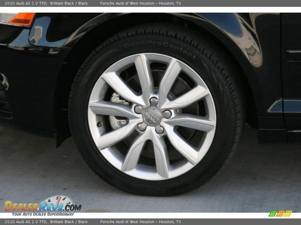 2010 Audi A3 2.0 TFSI Brilliant Black / Black Photo #8