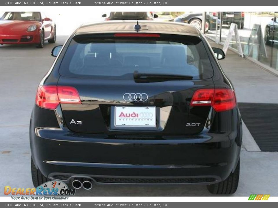 2010 Audi A3 2.0 TFSI Brilliant Black / Black Photo #9