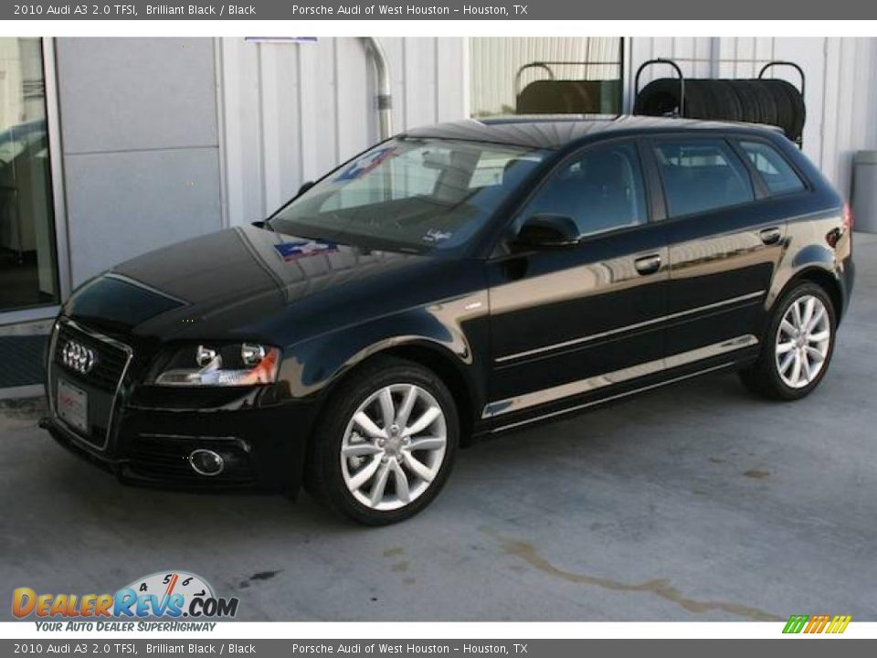 2010 Audi A3 2.0 TFSI Brilliant Black / Black Photo #11