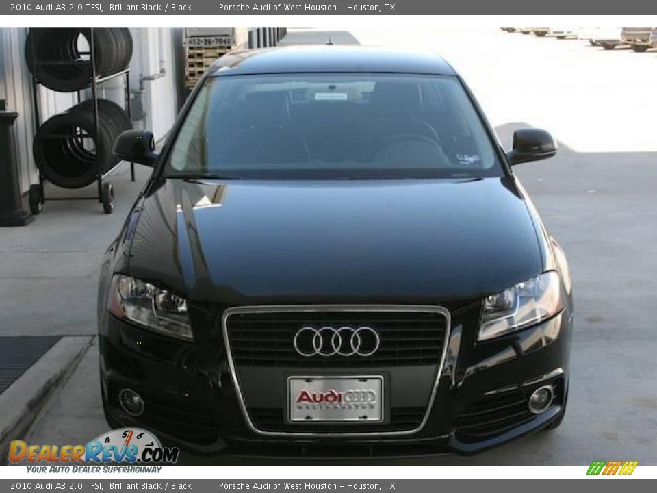 2010 Audi A3 2.0 TFSI Brilliant Black / Black Photo #12