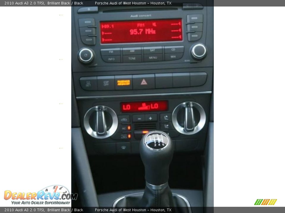 2010 Audi A3 2.0 TFSI Brilliant Black / Black Photo #15
