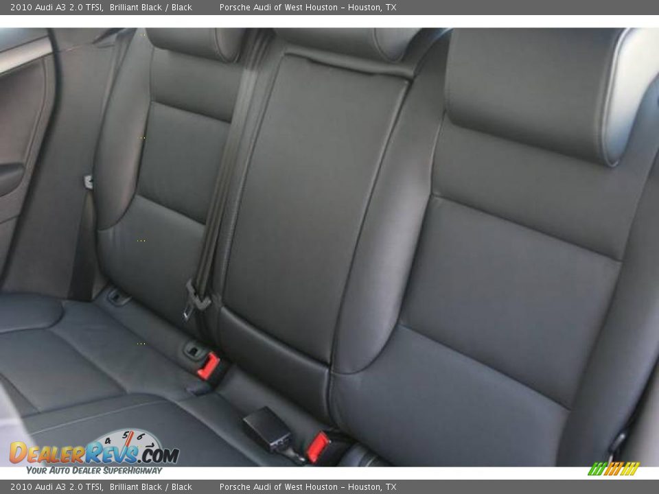 2010 Audi A3 2.0 TFSI Brilliant Black / Black Photo #16