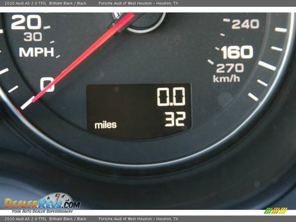 2010 Audi A3 2.0 TFSI Brilliant Black / Black Photo #19
