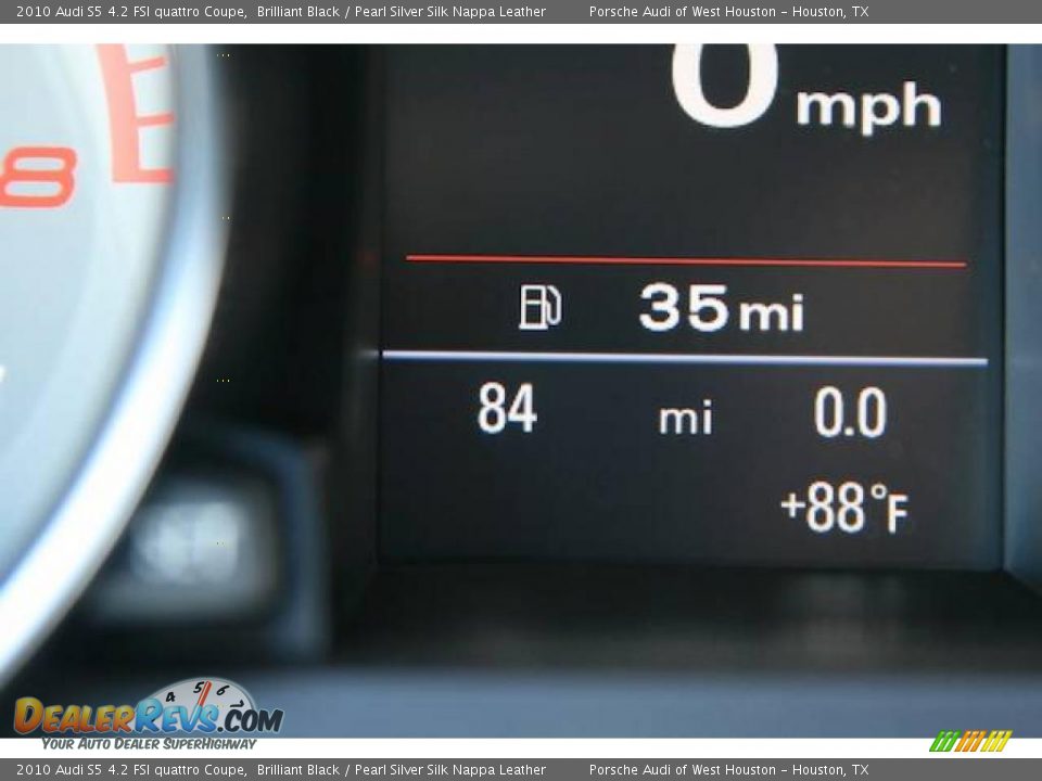 2010 Audi S5 4.2 FSI quattro Coupe Brilliant Black / Pearl Silver Silk Nappa Leather Photo #18