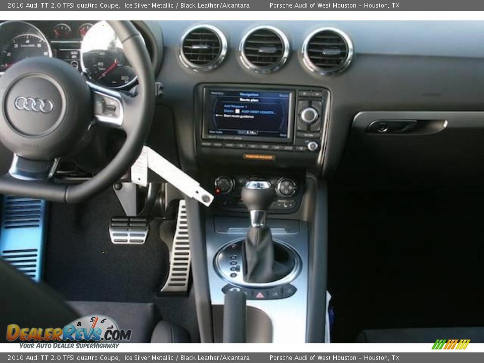2010 Audi TT 2.0 TFSI quattro Coupe Ice Silver Metallic / Black Leather/Alcantara Photo #5