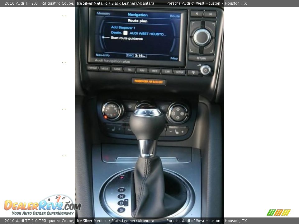 2010 Audi TT 2.0 TFSI quattro Coupe Ice Silver Metallic / Black Leather/Alcantara Photo #14