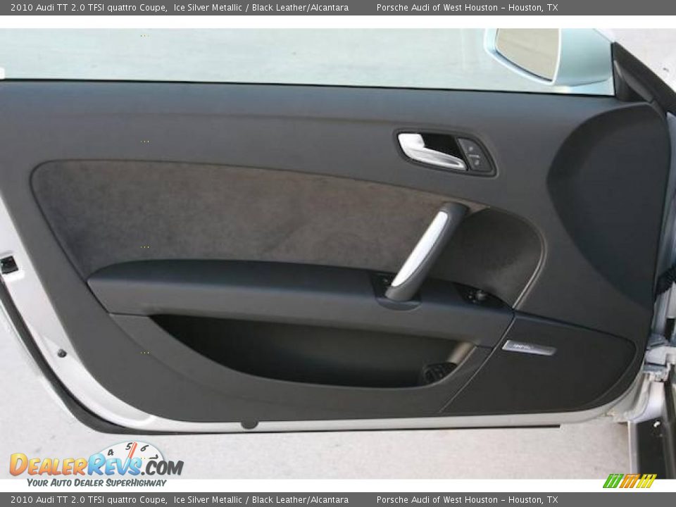 2010 Audi TT 2.0 TFSI quattro Coupe Ice Silver Metallic / Black Leather/Alcantara Photo #16