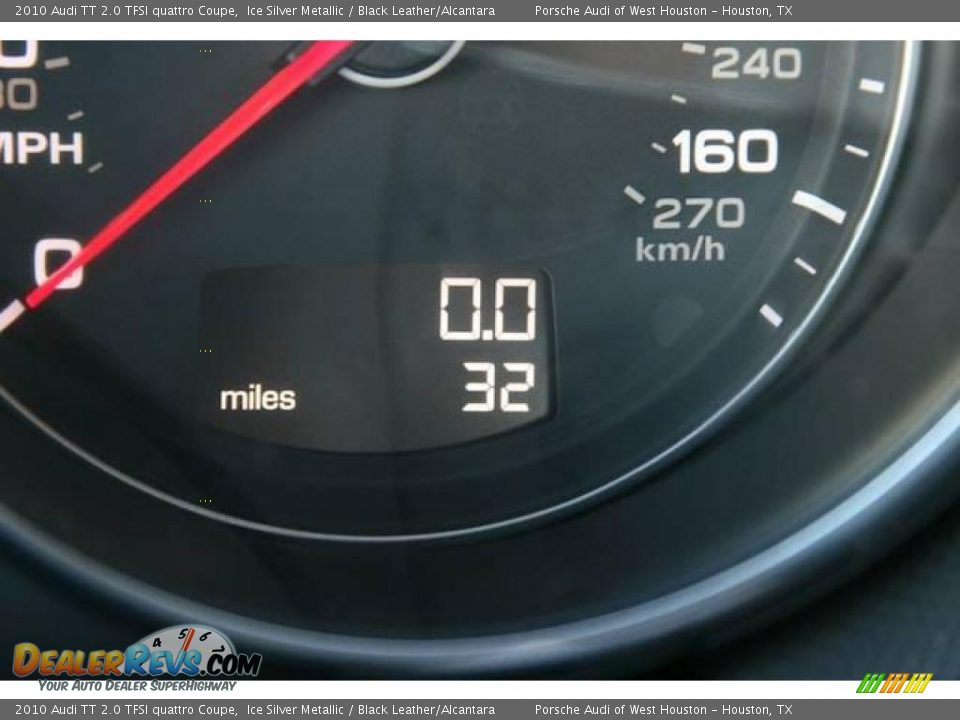 2010 Audi TT 2.0 TFSI quattro Coupe Ice Silver Metallic / Black Leather/Alcantara Photo #18