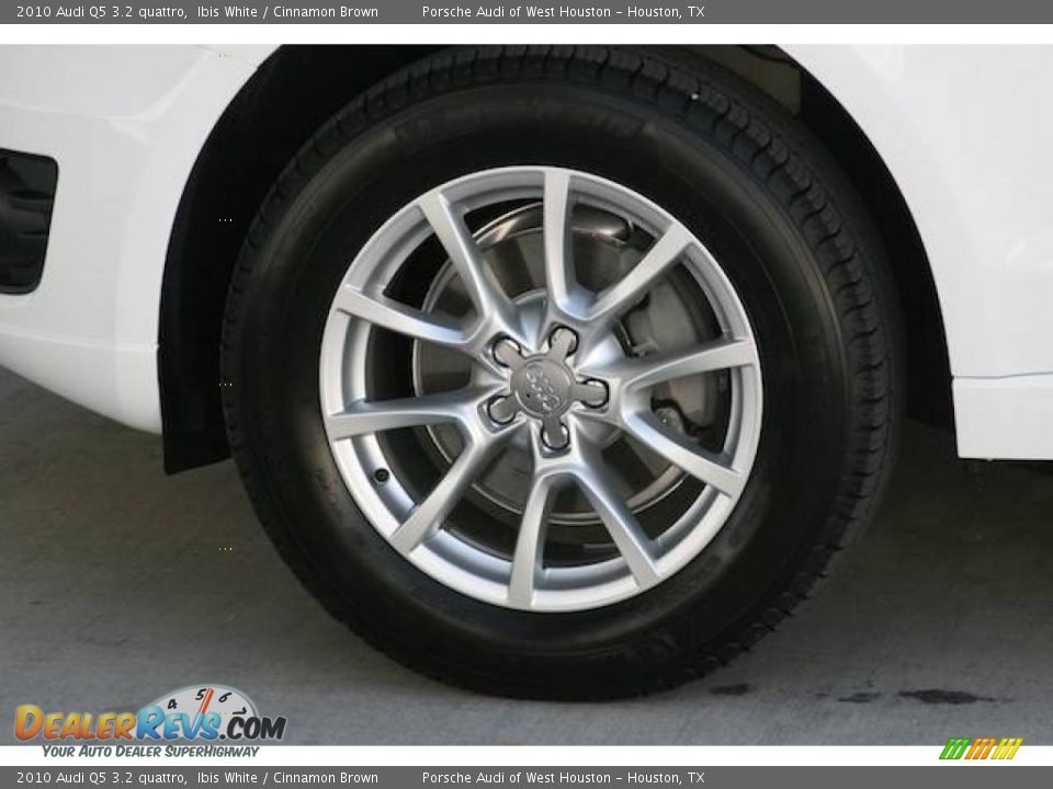 2010 Audi Q5 3.2 quattro Ibis White / Cinnamon Brown Photo #9