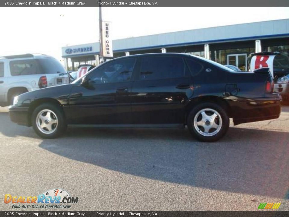 2005 Chevrolet Impala Black / Medium Gray Photo #3