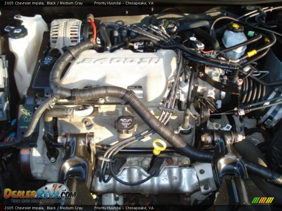 2005 Chevrolet Impala Black / Medium Gray Photo #17