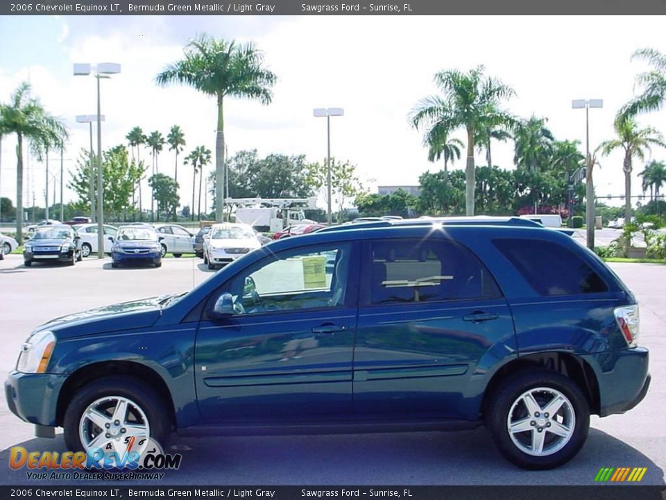 2006 Chevrolet Equinox LT Bermuda Green Metallic / Light Gray Photo #7