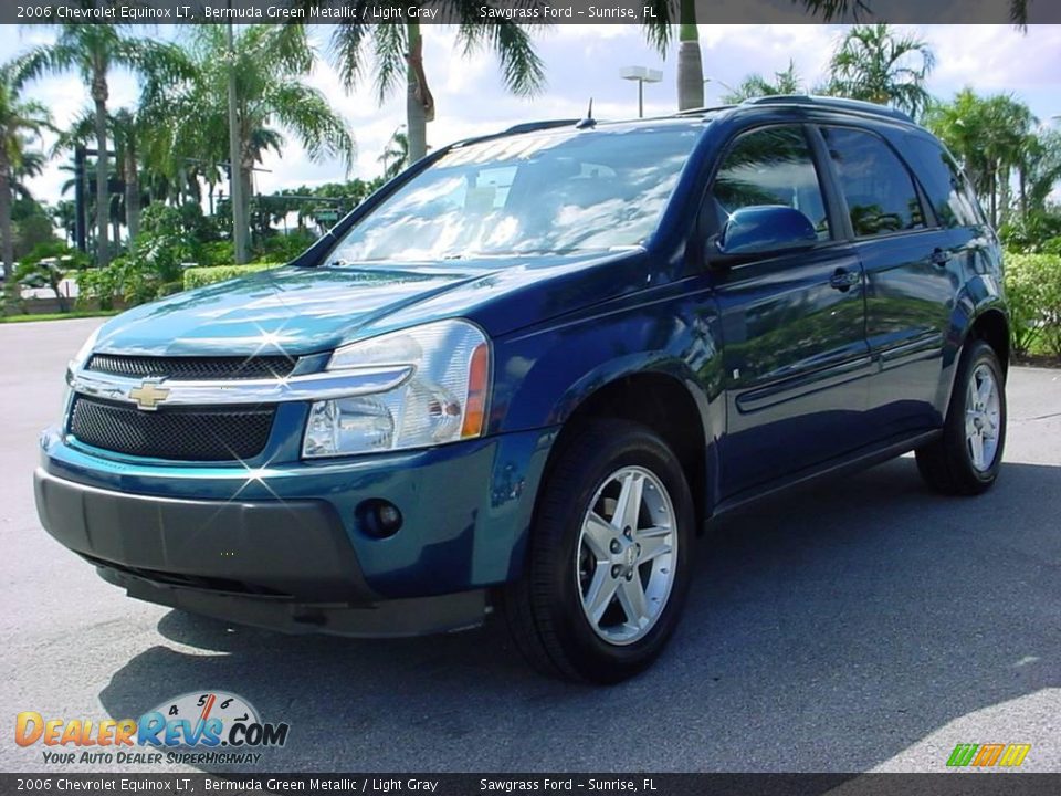 2006 Chevrolet Equinox LT Bermuda Green Metallic / Light Gray Photo #8