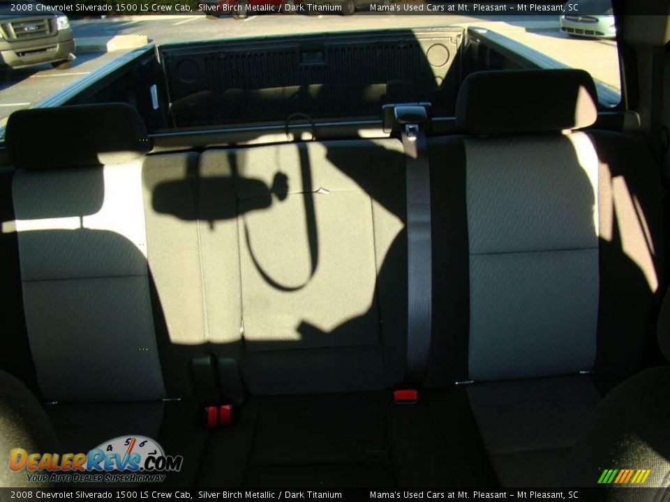 2008 Chevrolet Silverado 1500 LS Crew Cab Silver Birch Metallic / Dark Titanium Photo #31