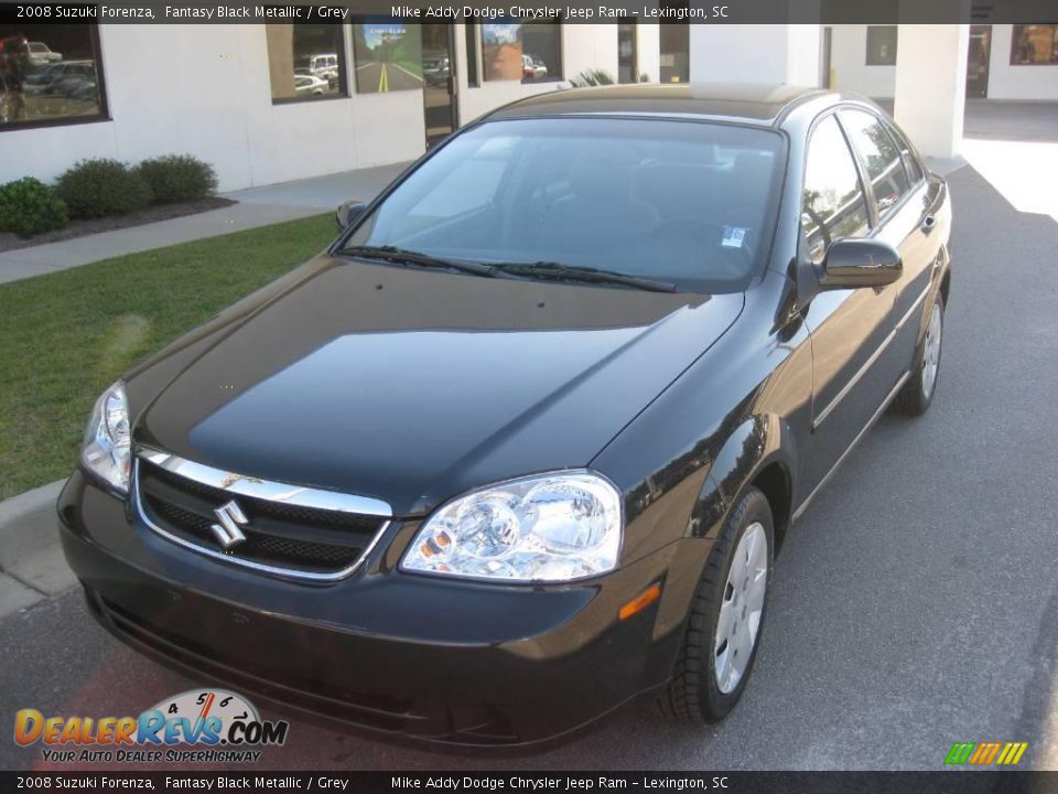 2008 Suzuki Forenza Fantasy Black Metallic / Grey Photo #1