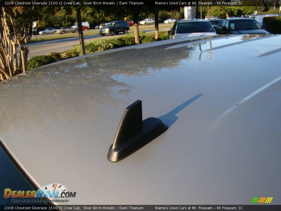 2008 Chevrolet Silverado 1500 LS Crew Cab Silver Birch Metallic / Dark Titanium Photo #32