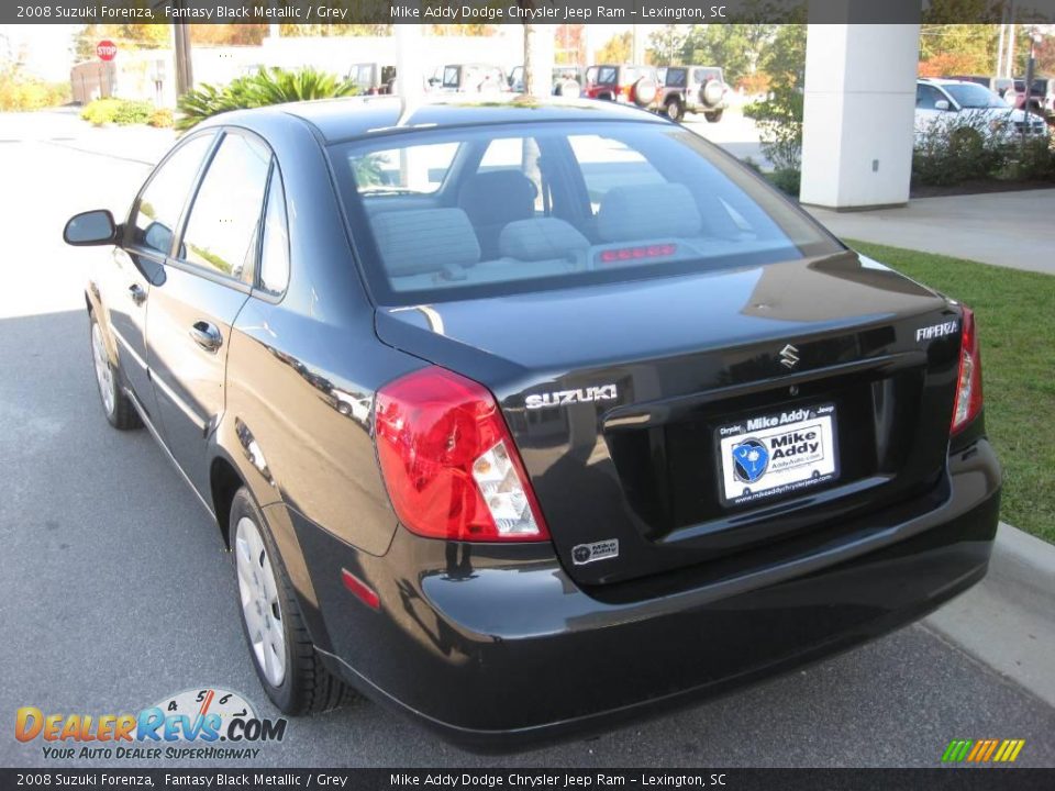 2008 Suzuki Forenza Fantasy Black Metallic / Grey Photo #3