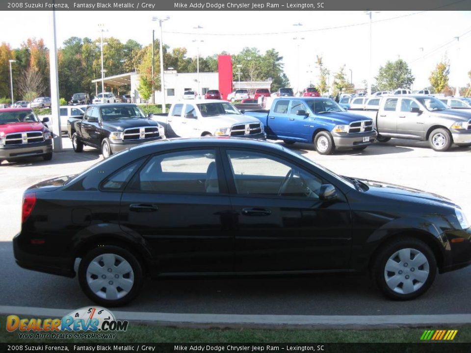 2008 Suzuki Forenza Fantasy Black Metallic / Grey Photo #6