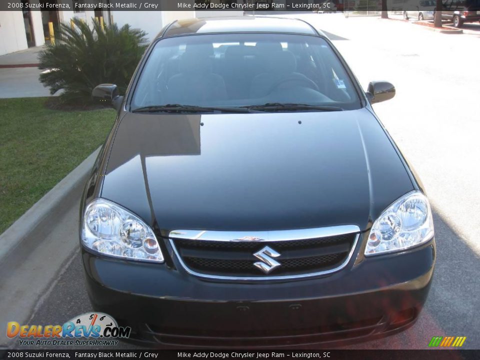 2008 Suzuki Forenza Fantasy Black Metallic / Grey Photo #8
