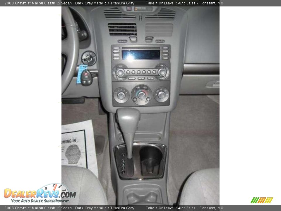 2008 Chevrolet Malibu Classic LS Sedan Dark Gray Metallic / Titanium Gray Photo #4