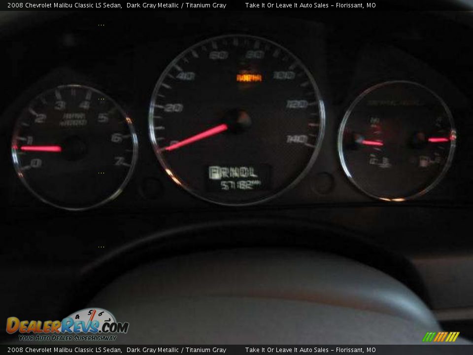 2008 Chevrolet Malibu Classic LS Sedan Dark Gray Metallic / Titanium Gray Photo #5