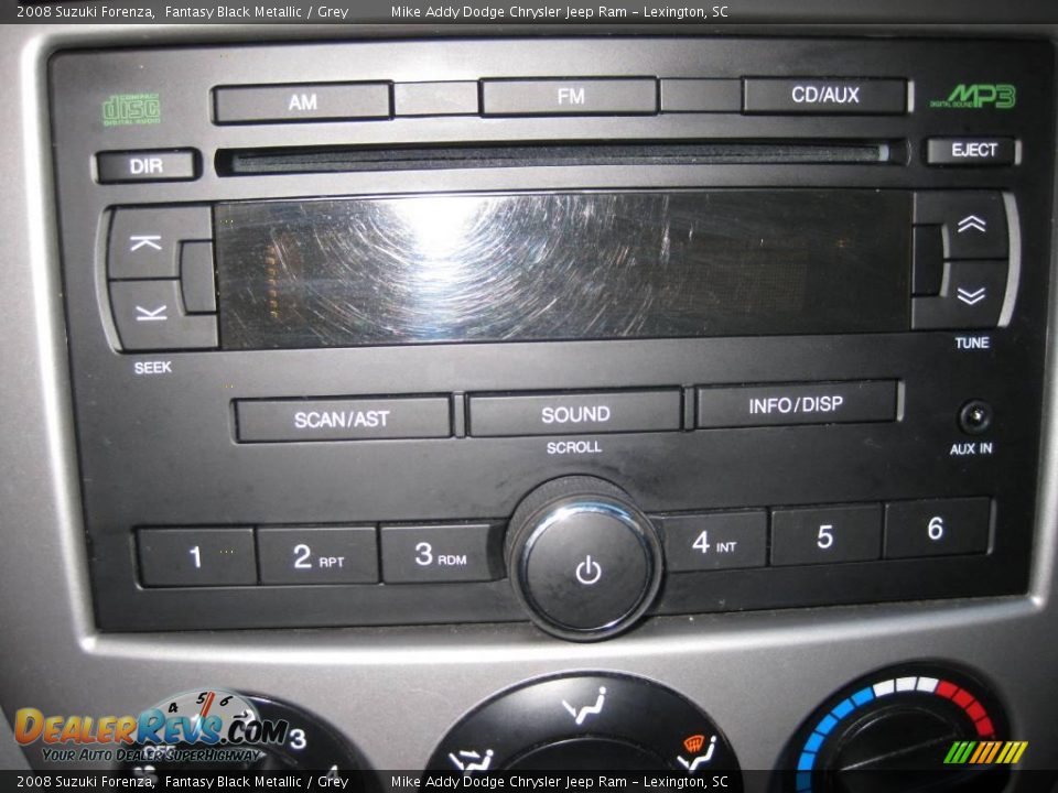 2008 Suzuki Forenza Fantasy Black Metallic / Grey Photo #12