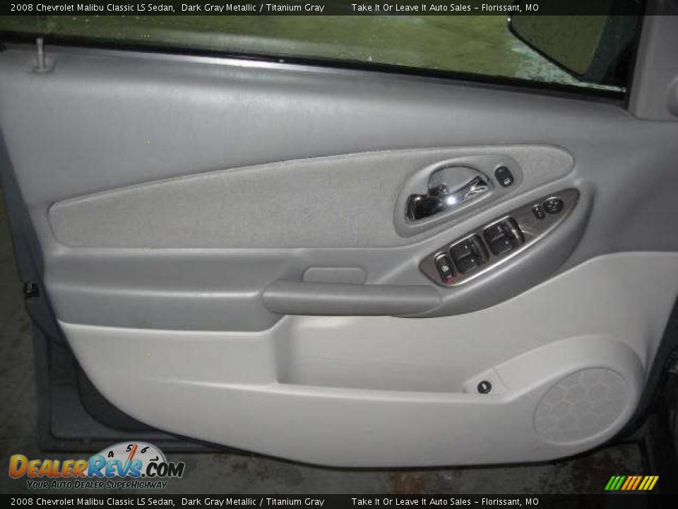 2008 Chevrolet Malibu Classic LS Sedan Dark Gray Metallic / Titanium Gray Photo #7