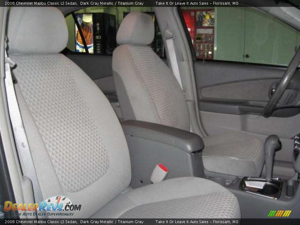 2008 Chevrolet Malibu Classic LS Sedan Dark Gray Metallic / Titanium Gray Photo #8