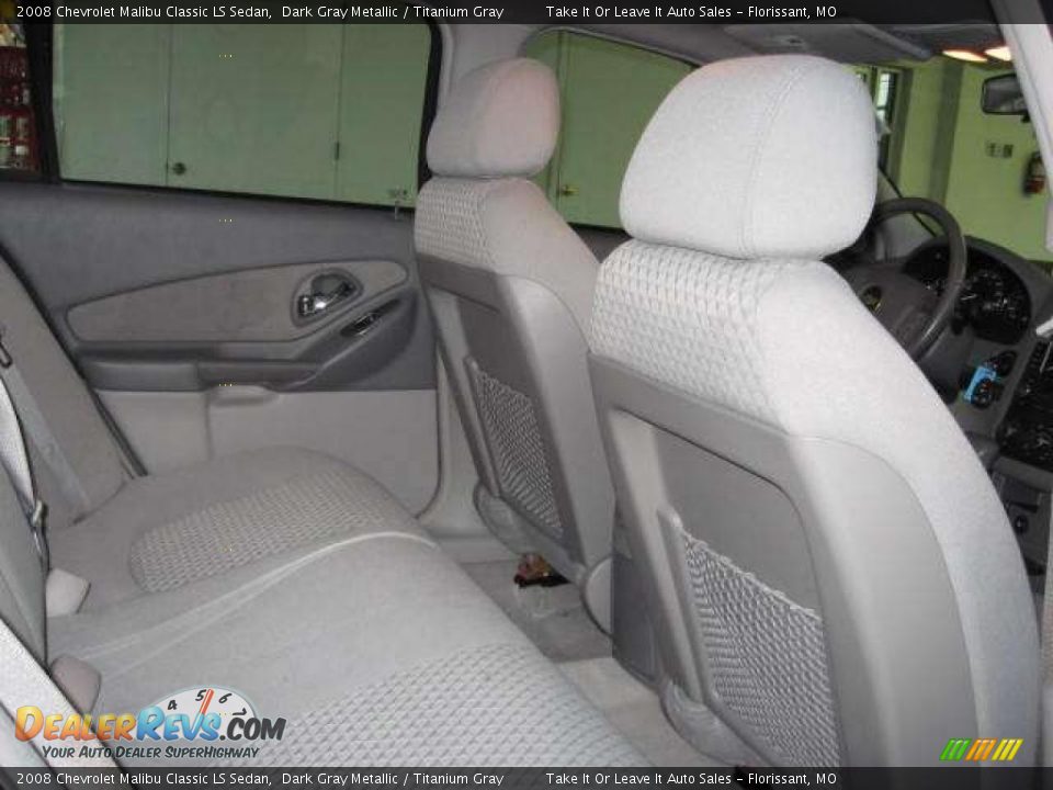 2008 Chevrolet Malibu Classic LS Sedan Dark Gray Metallic / Titanium Gray Photo #9