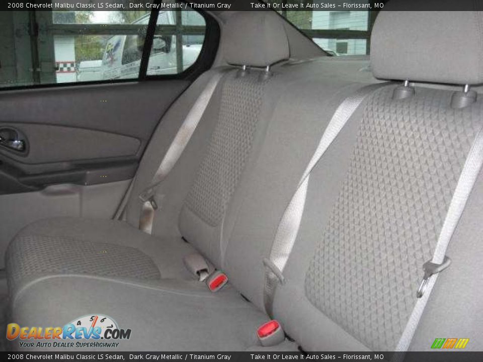 2008 Chevrolet Malibu Classic LS Sedan Dark Gray Metallic / Titanium Gray Photo #10