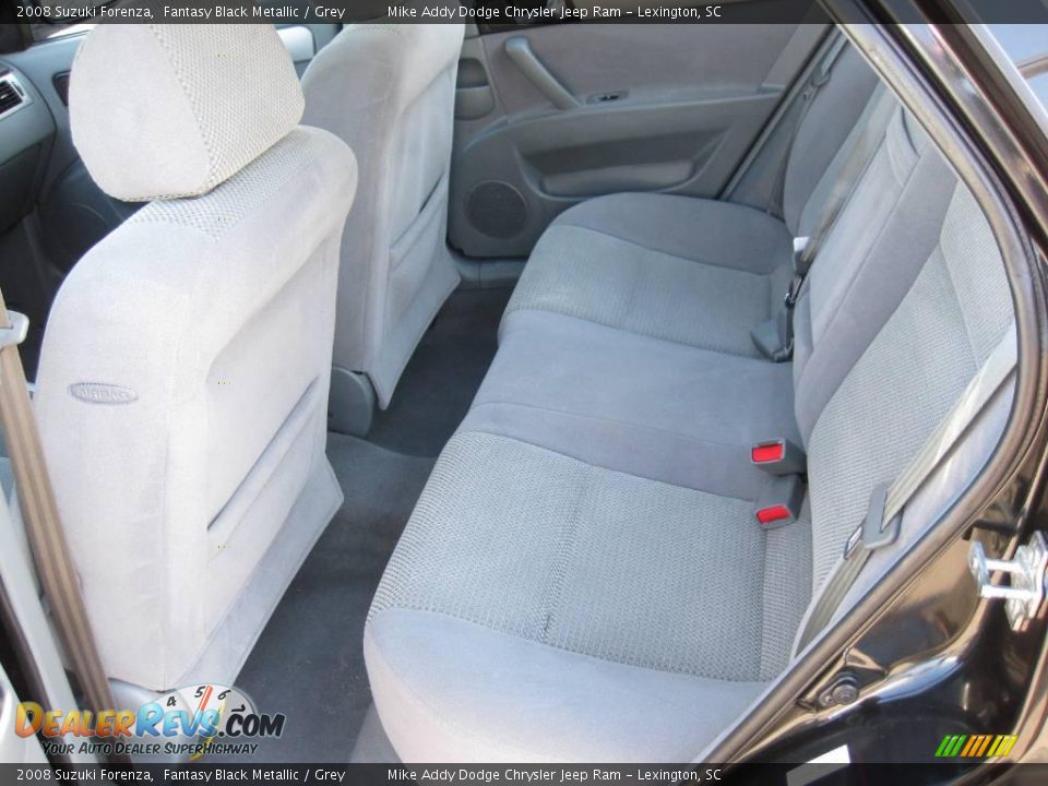 2008 Suzuki Forenza Fantasy Black Metallic / Grey Photo #23