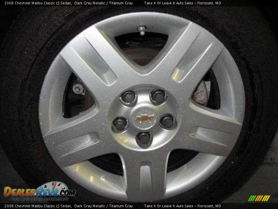 2008 Chevrolet Malibu Classic LS Sedan Dark Gray Metallic / Titanium Gray Photo #18