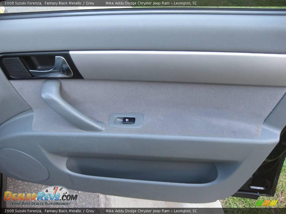 2008 Suzuki Forenza Fantasy Black Metallic / Grey Photo #26
