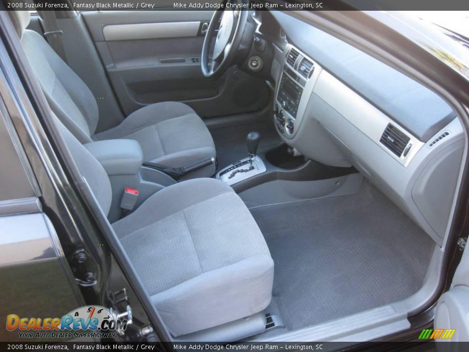 2008 Suzuki Forenza Fantasy Black Metallic / Grey Photo #27