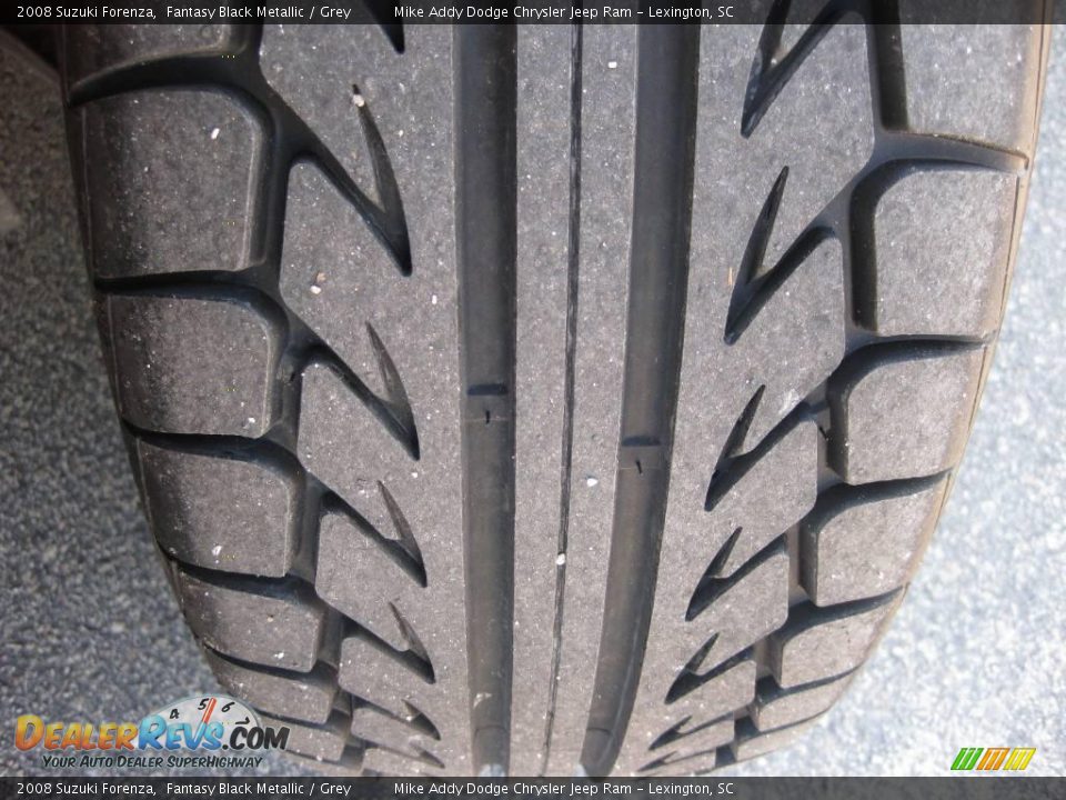2008 Suzuki Forenza Fantasy Black Metallic / Grey Photo #28