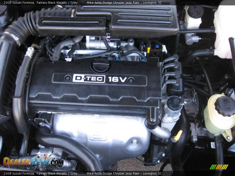 2008 Suzuki Forenza Fantasy Black Metallic / Grey Photo #29
