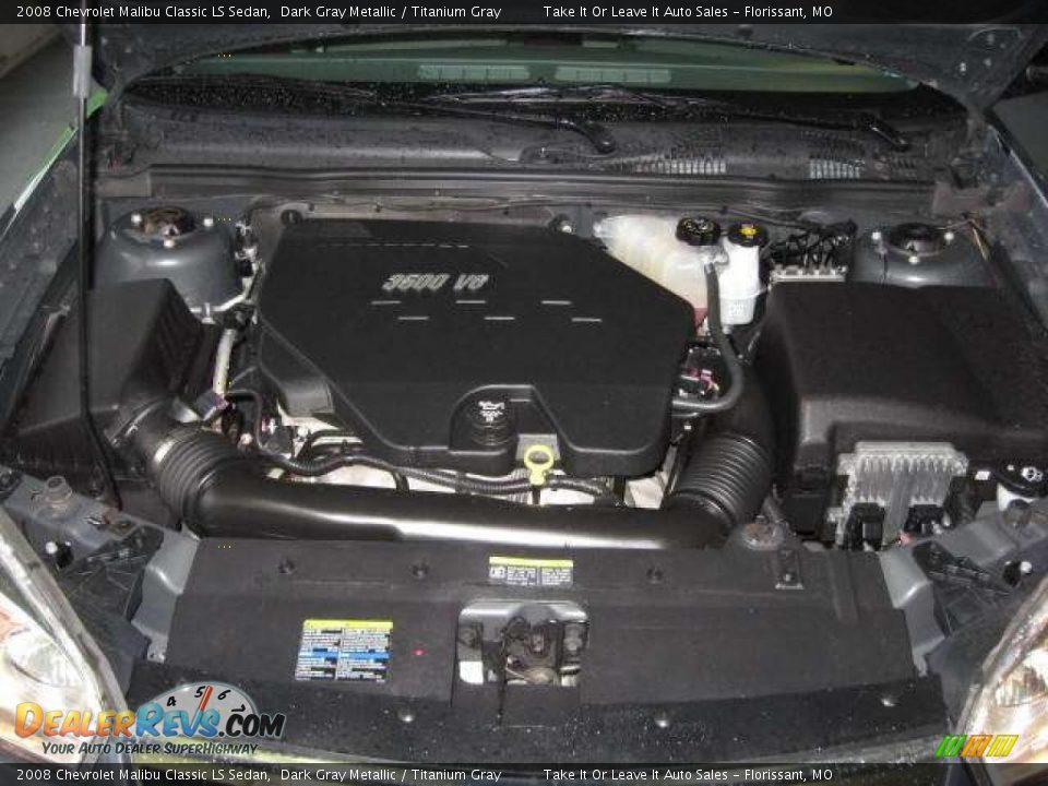 2008 Chevrolet Malibu Classic LS Sedan Dark Gray Metallic / Titanium Gray Photo #20