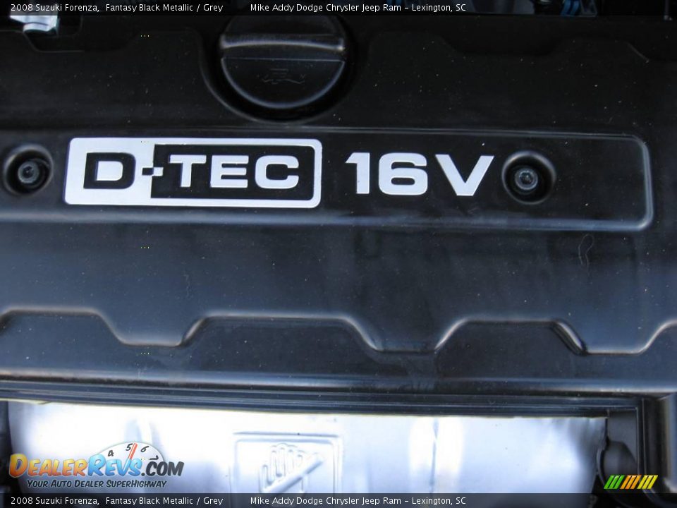 2008 Suzuki Forenza Fantasy Black Metallic / Grey Photo #30