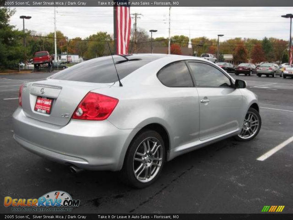 2005 Scion tC Silver Streak Mica / Dark Gray Photo #17