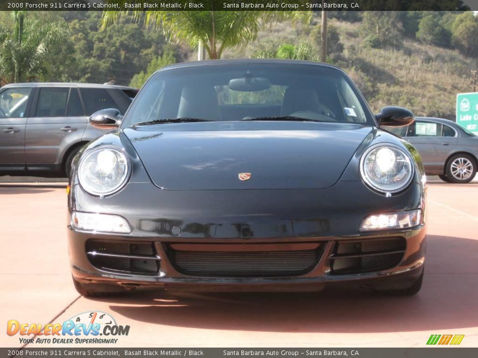 2008 Porsche 911 Carrera S Cabriolet Basalt Black Metallic / Black Photo #1