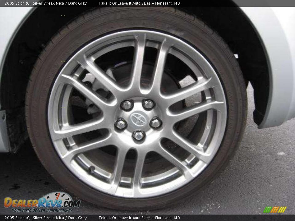 2005 Scion tC Silver Streak Mica / Dark Gray Photo #21
