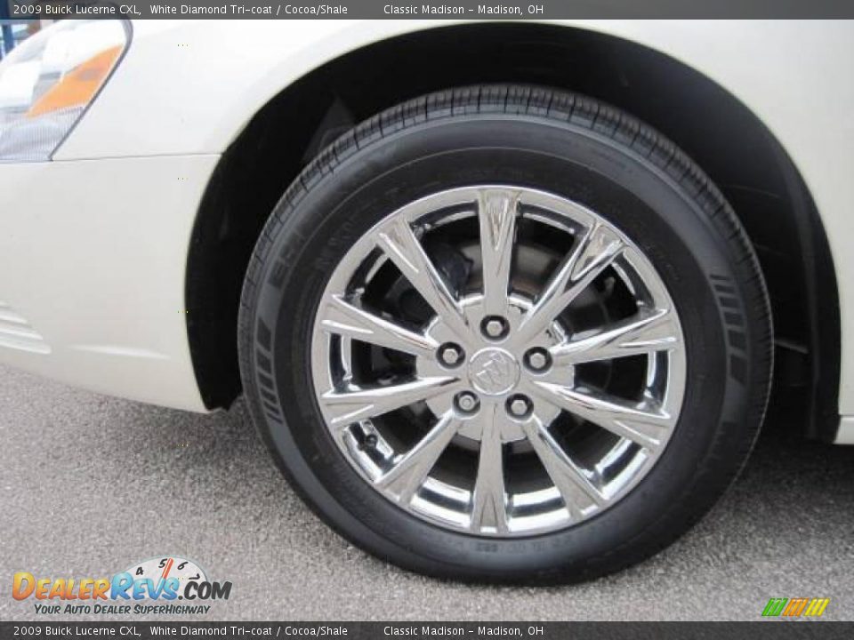 2009 Buick Lucerne CXL White Diamond Tri-coat / Cocoa/Shale Photo #5