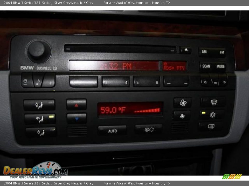 2004 BMW 3 Series 325i Sedan Silver Grey Metallic / Grey Photo #27