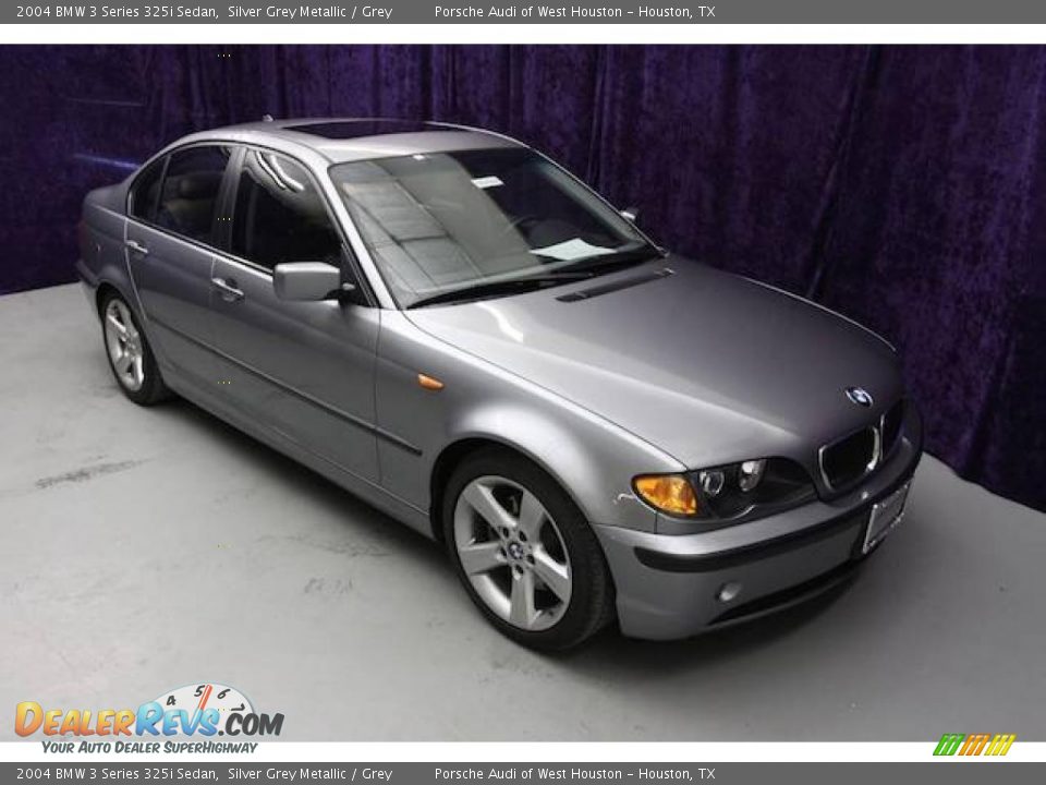 2004 BMW 3 Series 325i Sedan Silver Grey Metallic / Grey Photo #30