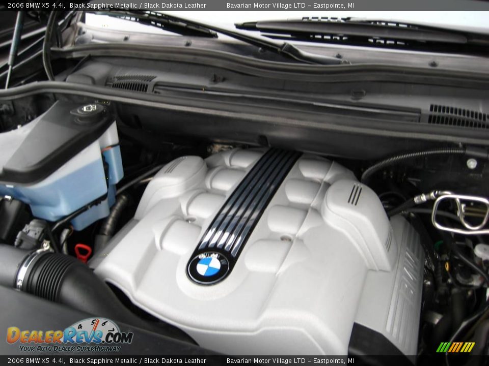 2006 BMW X5 4.4i Black Sapphire Metallic / Black Dakota Leather Photo #11