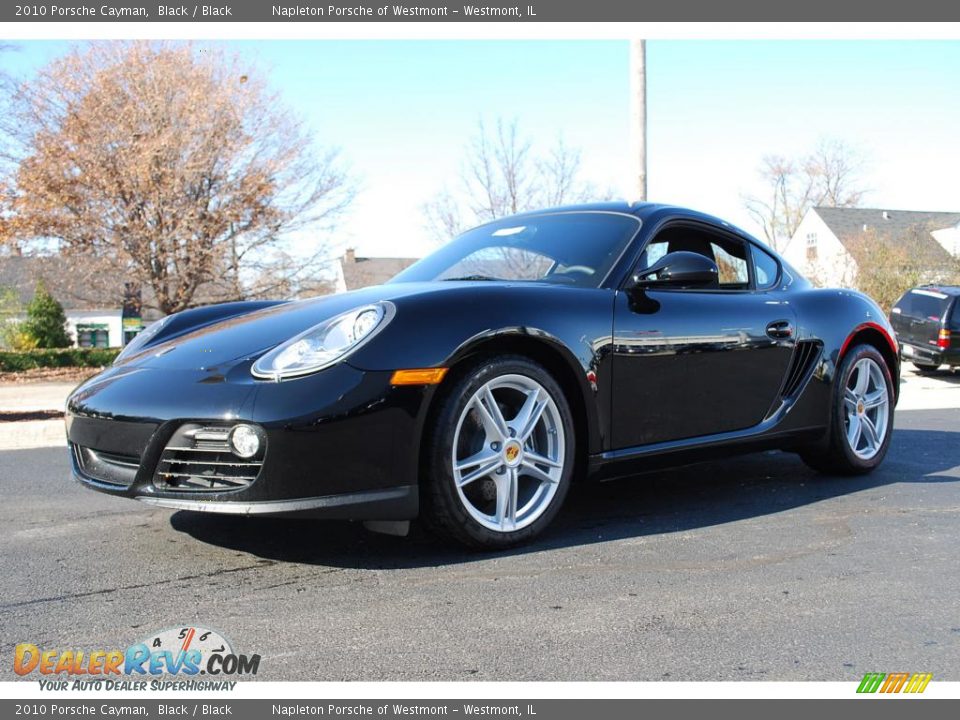 2010 Porsche Cayman Black / Black Photo #1