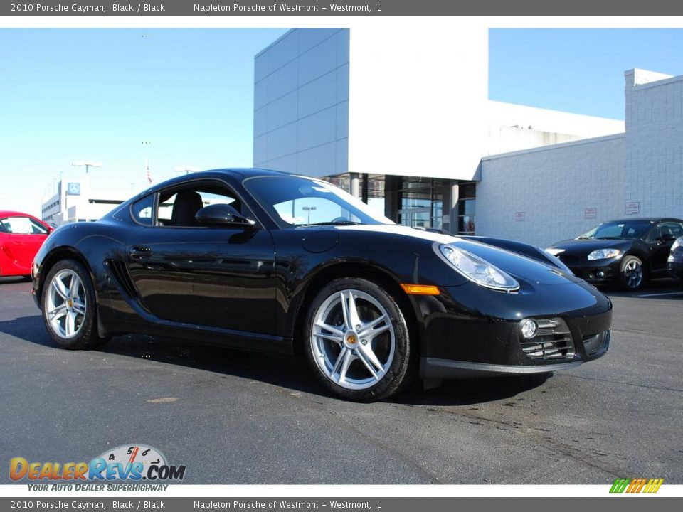 2010 Porsche Cayman Black / Black Photo #3