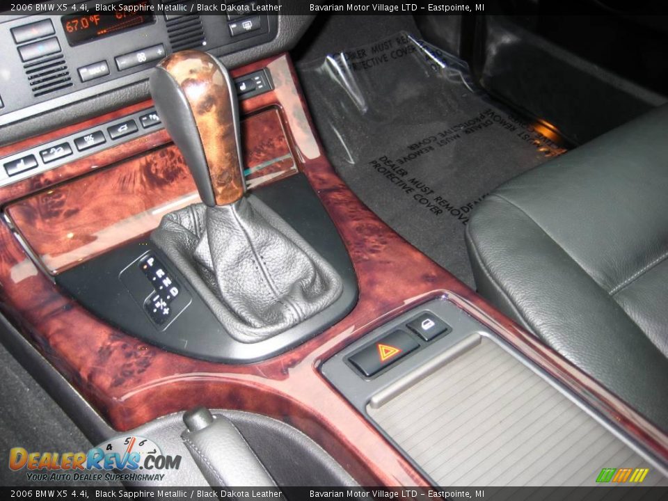 2006 BMW X5 4.4i Black Sapphire Metallic / Black Dakota Leather Photo #17