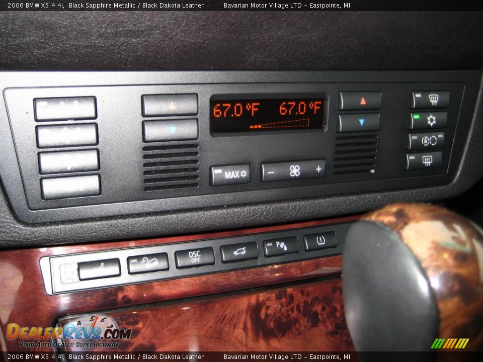 2006 BMW X5 4.4i Black Sapphire Metallic / Black Dakota Leather Photo #18